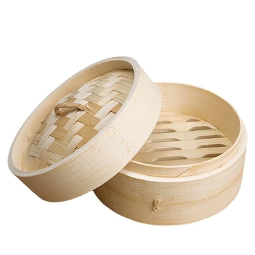 Amazon｜Yavoluy 竹セイロ せいろ 蒸し器 ミニ中華せいろ 蒸し